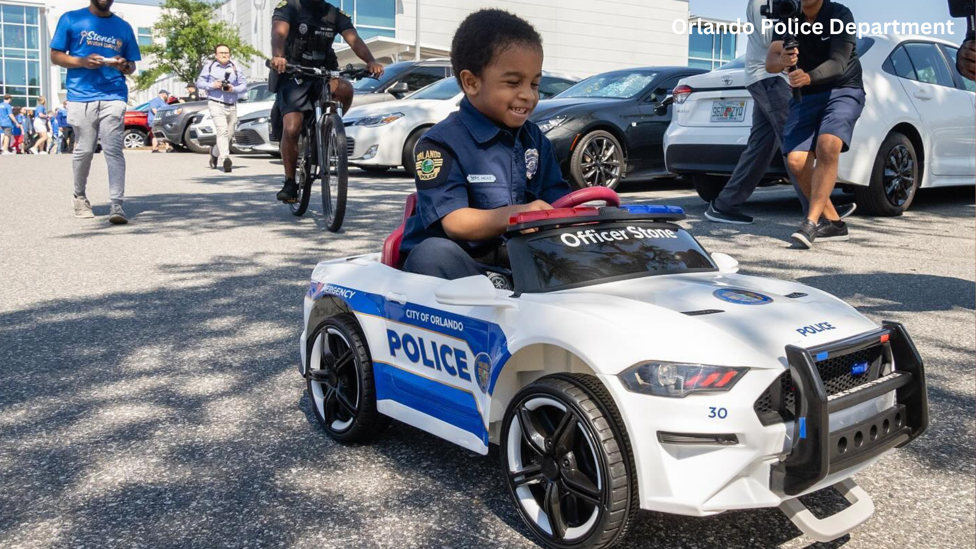 Make-A-Wish kid becomes police officer