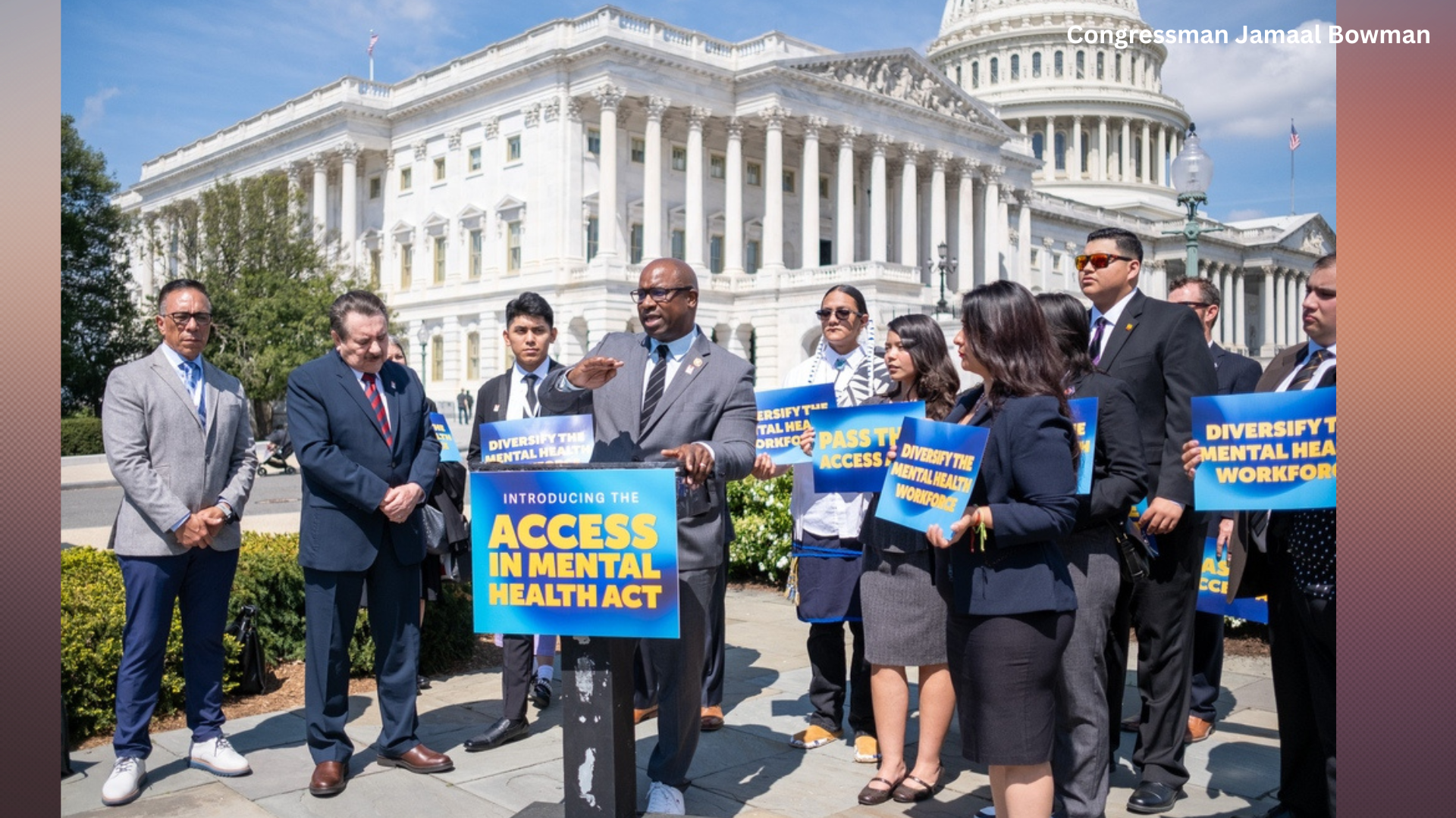 Congressman Jamaal Bowman introduces ACCESS in Mental Health Act